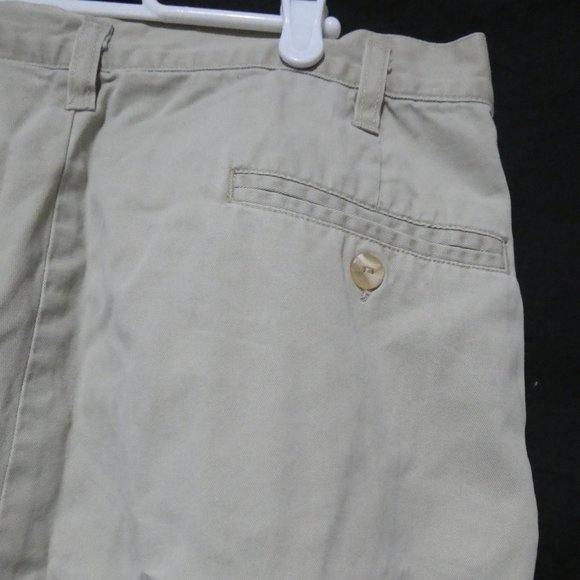 Khaki Casual Shorts | size 34 | 100% Cotton - Picture 10 of 13